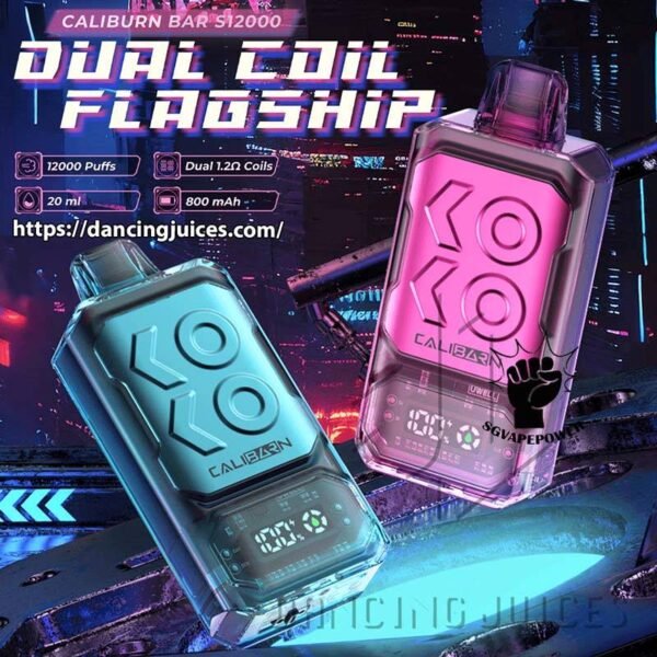 CALIBURN KOKO BAR 12000 DISPOSABLE - SG VAPE POWER SINGAPORE SHOP The Uwell Caliburn Koko Bar 12000 Puffs Vape Ready stock at Singapore sg shop on sale for same day delivery. The Caliburn BAR 12k puffs is a revolutionary disposable vape that has taken the vaping industry by storm. This powerful and feature-rich device boasts an impressive array of specifications and capabilities, making it an attractive choice for both novice and experienced vapers alike. In this in-depth review, we’ll explore the various aspects of the Caliburn BAR S12000, providing you with all the information you need to make an informed decision about whether this disposable vape is the right fit for your vaping needs. Specifications: Battery Capacity: 800 mAh E-Liquid Capacity: 20 mL Nicotine Strength: 5% (50 mg/mL) Power Modes: Boost Mode (22W) and Regular Mode (16W) Coil: Dual 1.2-ohm coil (UWELL’s patented Flagship Dual Coil atomization system) Puff Count: Up to 12,000 puffs Charging: USB Type-C charging port Airflow: Adjustable airflow control Display: Smart LED screen with multiple animations ⚠️CALIBURN KOKO BAR 12000 FLAVOUR LINE UP⚠️ Watermelon Watermelon Pineapple Strawberry Vanilla Custard Tobacco Triple Melon Mango Mango Pudding Oat Flakes Plum Guava Lime Lychee Apple Snow Pear SG VAPE COD SAME DAY DELIVERY , CASH ON DELIVERY ONLY. TAKE BULK ORDER /MORE ORDER PLS CONTACT ME : SGVAPEPOWER VIEW OUR DAILY NEWS INFORMATION VAPE : TELEGRAM CHANNEL