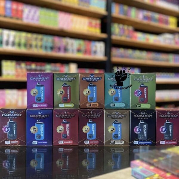 CARABAT LEAFBAR 15000 DISPOSABLE - SG VAPE POWER SINGAPORE SHOP The CARABAT LEAFBAR 15000 ( 15K Puffs ) DISPOSABLE VAPE Ready stock in singapore store sg online shop line up. The Kit 15k is starter kit & prefilled cartridge pod system design,  This kit is lasted production from CARABAT VAPE company, available 10 +plus flavour for singapore vaper choose!try it now! The new carabat leafbar 15000 puffs is ready stock in Singapore. The device is comes with starter kit and pod version. Battery device and flavor pod is included in starter kit package, the pod package only comes with pod. If you looking for big capacity vape device, the carabat is your first choice because it can support up to 15000 puffs per device! STARTER KIT Package Include : X1 Carabat Device Battery X1 Prefilled Pod 15k Puffs CARTRIDGE Package Include : X1 Prefilled Pod 15k Puffs Specifications: Nicotine 5 % Approx. 15000 Puffs Safety Child Lock Dual Mesh Coil Adjustable Airflow Rechargeable Battery (Type C Port) ⚠️CARABAT LEAFBAR 15K ( STARTER KIT & CARTRIDGE POD ) FLAVOUR LIST⚠️ Watermelon Tobacco Vanilla Double Guava Blackcurrant Lychee Rootbeer Vanilla Milkshake Blackcurrant Lychee Melon Mango Mango Shak Honeydew Energy Drink Pineapple Berry Citrus Watermelon Splash Popcorn Caramel Grape Gum Gold Mango Ice Fresh Watermelon Ice Gummy Gum Ice Grape Ice SG VAPE COD SAME DAY DELIVERY , CASH ON DELIVERY ONLY. TAKE BULK ORDER /MORE ORDER PLS CONTACT ME : SGVAPEPOWER VIEW OUR DAILY NEWS INFORMATION VAPE : TELEGRAM CHANNEL