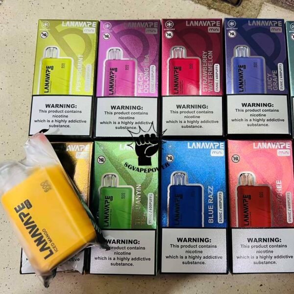 LANA MINI 600 DISPOSABLE - SG VAPE POWER SINGAPORE SHOP Lana Mini has a small body, large capacity, compact structure, ultra-thin body, small size, easy to carry. It is full of smoke, rich in taste and high in taste reduction. Lana Mini is made of composite cotton material, with nano-sized particles and molecules, and the atomization effect is better, fresh color, skin-friendly texture.Independent mechanical adjustable airflow, safe and reliable. Lana Mini 600 Disposable has a small body , large capacity , compact structure , ultra-thin body , small size, easy to carry . It is full of smoke , rich in taste and high in taste reduction . This Disposable Vape is made of composite cotton material , with nano-sized particles and molecules , and the atomization effect is better, fresh color, Skin-friendly texture . Independent mechanical adjustable airflow, safe and reliable . Specifition : Nicotine Strength: 2%(20mg) E-Liquid Capacity: 2ml Nicotine Type: Nic Salt Battery Capacity: 500mAh ⚠️LANA MINI 600 FLAVOUR LINE UP⚠️ Juicy Grape Peach Oolong Tea Tieguanyin Tea Mineral Water Lemon Cola Blue Razz Peppermint Iced Lychee Iced Mango Strawberry Watermelon Strawberry Kiwi Cherry Banana Double Apple Watermelon Bubblegum Pina Colada Triple Mango Triple Melon Grape Passion Fruit Strawberry Energy SG VAPE COD SAME DAY DELIVERY , CASH ON DELIVERY ONLY. TAKE BULK ORDER /MORE ORDER PLS CONTACT ME : SGVAPEPOWER VIEW OUR DAILY NEWS INFORMATION VAPE : TELEGRAM CHANNEL