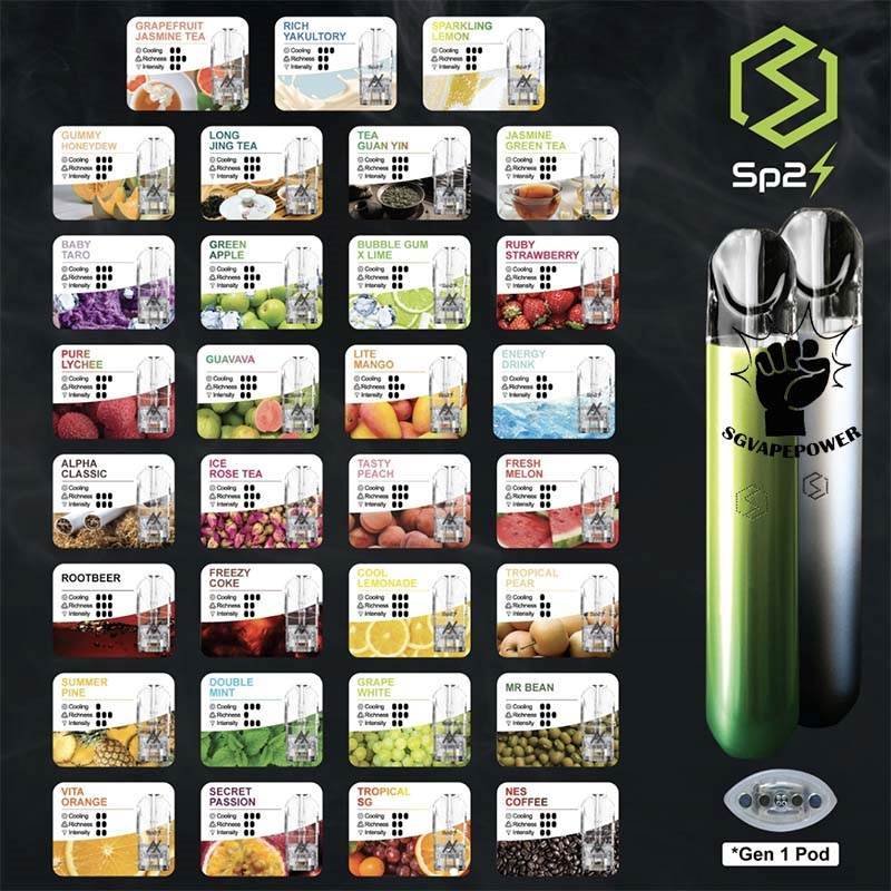 SP2 POD - SG VAPE POWER SINGAPORE SHOP SP2 Pod Legend Flavour also known as SPRINGTIME. Pod Flavour starter kit comes with rechargeable device with usb Type C cable. The magnet on both battery and pod cartridge for easy plug and play. SP2 Brand from Pod & Device categories , Our Sg Vape Center was founded by former smokers. SP2 Pod Legend Flavour also known as SPRINGTIME. Pod Flavour starter kit comes with rechargeable device with usb Type C cable. The magnet on both battery and pod cartridge for easy plug and play. Specifications : Nicotine 3% Capacity 2ml per pod Package Included : 1 Pack of 3 pods ⚠️SP2 POD COMPATIBLE DEVIE WITH⚠️ DARK RIDER 3S DEVICE DD CUBE INSTAR DEVICE RELX CLASSIC DEVICE SP2 BLTIZ DEVICE SP2 LEGENDAA DEVICE SP2 M SERIES DEVICE ZEUZ DEVICE ⚠️SP2 POD FLVAOUR LINE UP⚠️ Alpha Tobacco Energy Drink (100Plus) Baby Taro Bubblegum x Lime Cola Double Mint Green Bean Guava Gummy Honeydew Nes Coffee Jasmine Green Tea Lemonade Long Jing Tea Pure Lychee Lite Mango Vita Orange Secret Passion Summer Pineapple Rootbeer Rose Tea Ruby Strawberry Tasty Peach Tie Guan Yin Tropical Pear Tropical SG (Fruit Punch) Watermelon White Grape Grapefruit Jasmine Tea Green Apple Rich Yakultory Sparkling Lemon Icy Herbal Tea Golden Chrysanthemum Lime Fizzy Zes Tea Himalaya Tie Guan Yin Himalaya Mineral Himalaya Jasmine SG VAPE COD SAME DAY DELIVERY , CASH ON DELIVERY ONLY. TAKE BULK ORDER /MORE ORDER PLS CONTACT ME : SGVAPEPOWER VIEW OUR DAILY NEWS INFORMATION VAPE : TELEGRAM CHANNEL