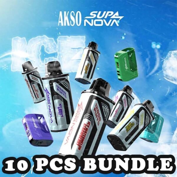 10PCS AKSO SUPA NOVA 12000 CARTRIDGE POD BUNDLE - SG VAPE POWER SINGAPORE SHOP Sale of bundle package AKSO SUPA NOVA 12000 Puffs Cartridge Pod Disposable , choose 10 X flavour get lowest price at SG VAPE POWER SINGAPORE SHOP! The AKSO SUPA NOVA 12000 puffs disposable vape is Starter Kit & Prefilled Pod design ,ready stock in our sg singapore store online shop for same day delivery. Introducing the AKSO Supa Nova 12k closed pod disposable vape, crafted for flexibility and ease of use. It features adjustable wattage ranging from 10W to 20W, allowing users to customize their vaping experience. Safety is paramount with a child lock and a rechargeable battery equipped with anti-overcharge and auto cut-off systems. Monitoring your vape is simple with liquid and battery indicators, ensuring you’re always informed. Adjust the airflow to your liking and enjoy up to 12,000 puffs per cartridge. Plus, it’s compatible with cartridges from the Akso Supa Pro series, offering compatibility and versatility for vapers. Safety : Designed with user safety and convenience in mind. It features a child lock mechanism where activation and deactivation require pressing any button for 3 seconds, preventing accidental operation. The rechargeable battery includes anti-overcharge protection and an auto cut-off system, ensuring prolonged battery lifespan and safe charging practices. Cartridge System Pod: Offering an impressive 12k puff capacity per cartridge. It is compatible with cartridges from the Akso Supa Pro series, providing versatility and convenience. With over 40 flavors to choose from, users can explore a wide range of options to suit their preferences and tastes. CARTRIDGE Package Include : X1 Prefilled Pod 12k Puffs Package Include : 10Pcs X Akso Supa Nova 12000 Puffs - Cartridge Pod Free Delivery Charge ⚠️AKSO SUPA NOVA 12000 CARTRIDGE FLAVOUR LIST⚠️ Strawberry Banana Custard Honeydew Chocolate Mint Butter Mint Candy Strawberry Mango Strawberry Yam Cheese Blackcurrant Oat Crunch Mango Sirap Bandung Vanilla Tobacco Passion Soursop Mango Mango Passion Grape Apple Custard Cranberry Grape Milk Caramel Watermelon Gummy Icy Watermelon Gum Icy Lemon Cola Icy Grape Apple Icy Watermelon Strawberry Icy Honey Melon Icy Energy Drink SG VAPE COD SAME DAY DELIVERY , CASH ON DELIVERY ONLY. TAKE BULK ORDER /MORE ORDER PLS CONTACT ME : SGVAPEPOWER VIEW OUR DAILY NEWS INFORMATION VAPE : TELEGRAM CHANNEL