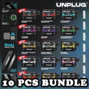 10 X VAPETAPE UNPLUG 12000 BUNDLE ( STARTER KIT ) - SG VAPE POWER SINGAPORE SHOP Sale of bundle package VAPETAPE UNPLUG 12000 Puffs Disposable - Starter Kit , choose 10Pcs flavour get lowest price at SG VAPE POWER SINGAPORE SHOP! The VAPETAPE UNPLUG 12000 DISPOSABLE is Baterry & Prefilled pod design , Starter kit & Cartridge in our Vape Singapore Shop Ready stock , Get it now with us and same day delivery ! The Vapetape Unplug 12K by ASDF , provides an excellent vaping experience with a 12,000 puffs capacity. For ease of use and diversity, this disposable system combines with a 5% nicotine context and type C charghing port. Its creative design prioritises portability and ease of use while offering a fulfilling vaping experience. Users looking for a longer lasting choice without the inconvenience of refills or recharges may enjoy a customisable and controlled vaping experience with this device’s features including adjustable airflow and a battery indicator. STARTER KIT Package Include : X1 VAPETAPE UNPLUG 12k Device Battery X1 Prefilled Pod 12k Puffs Specification: Puffs : 12000 puffs Volume : 21ML Flavour Charging : Rechargeable with Type C Coil : Mesh Coil Fully Charged Time : 25mins Nicotine Strength : 5% Package Include : 10 X Vapetape Unplug 12000 Puffs - Starter Kit Free Delivery Charge ⚠️VAPETAPE UNPLUG 12000 STARTER KIT & CARTRIDGE POD FLAVOUR LINE UP⚠️ Apple Lychee Berries Yogurt Blackcurrant Berries Blackcurrant Bubblegum Blackcurrant Yogurt Butter Popcorn Carrot Milk Choco Mint Candy Double Grape Grape Aloe Grape Pear Guava Melon Hazelnut Coffee Honeydew Bubblegum Honeydew Slurpee Kiwi Mango Watermelon Mango Pineapple Mango Slurpee Orange Mango Guava Peach Strawberry Pineapple Apple Rybena Lychee Solero Tropical Strawberry Grapple Watermelon Bubblegum SG VAPE COD SAME DAY DELIVERY , CASH ON DELIVERY ONLY. TAKE BULK ORDER /MORE ORDER PLS CONTACT ME : SGVAPEPOWER VIEW OUR DAILY NEWS INFORMATION VAPE : TELEGRAM CHANNEL