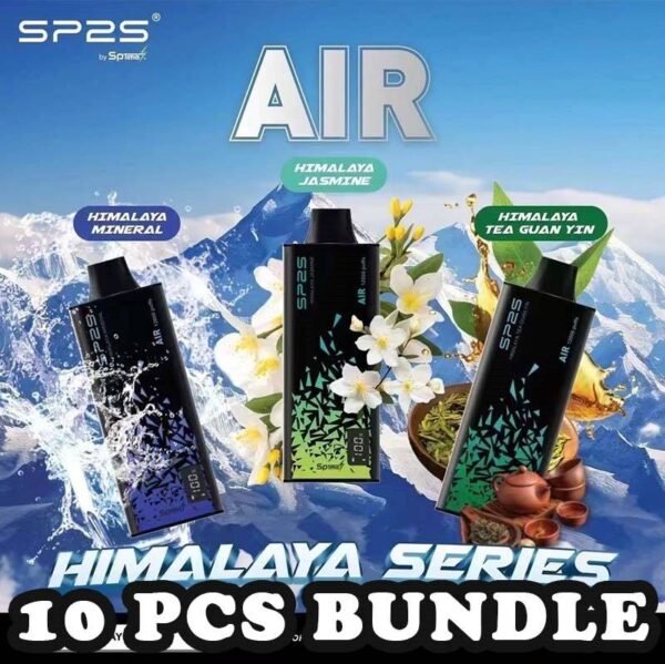 10 X SP2S AIR 12000 BUNDLE - SG VAPE POWER SINGAPORE SHOP Sale of bundle package SP2S AIR 12000 Puffs Disposable , choose 10Pcs flavour get lowest price at SG VAPE POWER SINGAPORE SHOP! Discover the SP2S Air 12000 ( 12k Puffs ) Disposable , a popular product available at SG VAPE SHOP in Singapore. Find out more about this high-quality vape product and how it can enhance your vaping experience. The SP2s Air 12k is a rechargeable disposable vape device offering up to 12,000 puffs. It is powered by a 600mAh battery and features Type-C fast charging for convenient and quick recharges. This device is known for its sleek design and user-friendly features, catering to vapers who need a long-lasting and hassle-free vaping experience. Available in various flavors, it is highly regarded in Singapore for its reliability and quality. Specification : Approx. 12000 Puffs Capacity 8ml Super Slim Design Mesh Coil Rechargeable Battery 600mAh Charging Port: Type-C Package Include : 10 X SP2S Air 12000 Puffs Free Delivery Charge ⚠️SP2S AIR 12000 FLAVOUR LINE UP⚠️ Apctic Mint Green Apple Soda Himalaya Jasmine Himalaya Mineral Himalaya Tie Guan Yin Icy Melon Kiwi Passion Guava Lychee Breeze Passion Lemonade Peach Green Tea Plum Guava SG VAPE COD SAME DAY DELIVERY , CASH ON DELIVERY ONLY. TAKE BULK ORDER /MORE ORDER PLS CONTACT ME : SGVAPEPOWER VIEW OUR DAILY NEWS INFORMATION VAPE : TELEGRAM CHANNEL