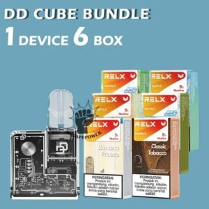 DD CUBE BUNDLE 195 - SG VAPE POWER SINGAPORE SHOP Sale of bundle package DD CUBE DEVICE BUNDLE 195 , choose 1 device and 6 flavour get lowest price and free delivery at SG VAPE POWER SINGAPORE SHOP! The DD Cube Crystal transparent shell, users can clearly see the exquisite SMT process and DES precision engraving circuit inside the fuselage through the fully transparent shell, as well as the internal components such as chips, motherboards, batteries, screws, etc., which is full of technology. Function Introduction : Combining all 1st and 4th generation pods, more different pod connectors will be launched next Cube's own vape cartridge, supports 0.5 and 0.7 cotton wicks and automatically switches to 20 watts Combine IQOS pods, Heets, and all HNB pods Switch between large and small horsepower, small horsepower 7.5 watts / high horsepower 10 watts Strobe lights can be switched on and off, 8 LED lights with built-in chips Use hints for beautiful running LED lights The power supply can be switched on and off, and the Cube can enter a complete shutdown state The body is light and small at 48 grams, 15mm x 50mm x 50mm Support USB C fast charging Large capacity battery 500mAh Package Include : 1 Pcs DD CUBE DEVICE 6 Box Flavour Pod - (TOTAL 18 Pcs Pod) (Relx Infinity Pro Pod / Relx Pod Real) Free Delivery Charge ⚠️DD CUBE DEVICE COLOR LINE UP⚠️ Crystal Clear-White Fushchia Blush-Pink Yellow Obsidian Black-Black Turquoise Sky-Blue Green SG VAPE COD SAME DAY DELIVERY , CASH ON DELIVERY ONLY. TAKE BULK ORDER /MORE ORDER PLS CONTACT ME : SGVAPEPOWER VIEW OUR DAILY NEWS INFORMATION VAPE : TELEGRAM CHANNEL