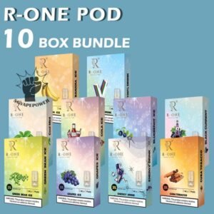 10 BOX R-ONE POD BUNDLE - SG VAPE POWER SINGAPORE SHOP Sale of bundle package R-ONE POD , choose 10 flavour get lowest price and free delivery at SG VAPE POWER SINGAPORE SHOP! R-One or Romantic One Pod , it all started from our founder’s spouse was a cigarette smoker. In order to help his spouse quit smoking, he created this brand, and name it after R-One or Romantic One Flavour, because everthing started just to help his ONLY ONE. Discover out signature Cool Mint Flavour, alongside popular options like Infinity Pod Watermelon Ice, Grape Ice , Bluberry , Energy Drink, Mango Ice, and Taro Ice Cream. For those craving extra sweetness, you can also enjoy Cola Ice or 100% Drink flavors. Specification : Capacity : 2ML Nicotine : 3% Per Box 3 Pods Package Include : 10 Box R-ONE POD Free Delivery Charge ⚠️R-ONE COMPATIBLE WITH DEVICE⚠️ RELX DEVICE SP2 DEVICE DD3S DEVICE DD CUBE DEVICE DD TOUCH DEVICE ZEUZ DEVICE INSTAR DEVICE WUUZ DEVICE R-ONE DEVICE ⚠️R-ONE POD FLAVOUR LINE UP⚠️ 100% Drink Banana Ice Black Current Blueberry Ice Cola Ice Cool Mint Cuba Tobacco Energy Drink Grapes Ice Green Bean Ice Long Jing Tea Lychee Ice Mango Ice Melon Ice Mocha Coffee Old Popsicle Passion Fruit Ice Peach Ice Pineapple Ice Sour Apple – Apple Juices Ice Strawberry Ice Taro Ice Cream Watermelon Ice Yakult White Grape SG VAPE COD SAME DAY DELIVERY , CASH ON DELIVERY ONLY. TAKE BULK ORDER /MORE ORDER PLS CONTACT ME : SGVAPEPOWER VIEW OUR DAILY NEWS INFORMATION VAPE : TELEGRAM CHANNEL