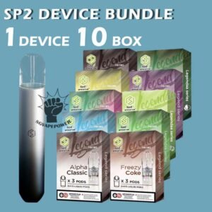 SP2 DEVICE BUNDLE 190 - SG VAPE POWER SINGAPORE SHOP Sale of bundle package SP2 DEVICE BUNDLE 190 , choose 1 device and 10 flavour get lowest price and free delivery at SG VAPE POWER SINGAPORE SHOP! The SP2 Blitz Device as known as SP2S, is all-in-one closed pod system produced by Spring Time. It powered by 350mAh built-in battery and equipped with transparent crystal pod flavour with BLITZ light. With pre-filled 2ml e-liquid, the SP2 brings an easy vape for portability and ease of use. SP2 has a vibration reminder after taking over 15 puff within 10min. The SP2 Device: Unleash the Legendaa Vaping Experience! Powerful Performance: 380mAh battery for a satisfying vaping experience. Fast Recharge: 20-minute rapid charging for on-the-go convenience. Illuminated Pods: Infuse magic with pods that light up your unique taste. Smart Vibration: Get a signal upon pod insertion – ready whenever, wherever. Health Alerts: Intelligent LED reminders after 15 puffs in 1 minute, caring for your well-being. Dive into the future of vaping with SP2S Legendaa Series! It’s not just a vape; it‘s a style and tech revolution. Elevate your vaping game and embrace the legend! Package Include : 1 Pcs SP2 DEVICE (Sp2 Blizt / Sp2 Lgendaa) 10 Box Flavour Pod (Sp2 / R-one / Lana Pod) Free Delivery Charge ⚠️SP2 BLITZ COLOUR⚠️ Pearl White Quasars Green Samurai Blue Romance Red Gold Generation Gun Metal Galaxy Blue Sunset Shadow ⚠️SP2 LEGENDAA COLOR⚠️ Aqua Shell Rainbow Indigo Roseple Star Shining Green Spring Blue SG VAPE COD SAME DAY DELIVERY , CASH ON DELIVERY ONLY. TAKE BULK ORDER /MORE ORDER PLS CONTACT ME : SGVAPEPOWER VIEW OUR DAILY NEWS INFORMATION VAPE : TELEGRAM CHANNEL